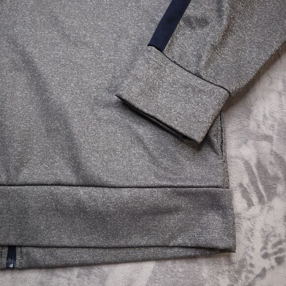 Barca FCB Soccer Club Track Jacket Men XL Gray Full Zip Up Casual Athletic - Picture 12 of 12